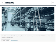 Tablet Screenshot of fortespro.com